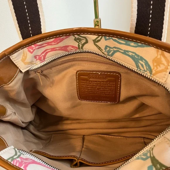 Coach Hampton Patchwork Satchel - Picture 3 of 11